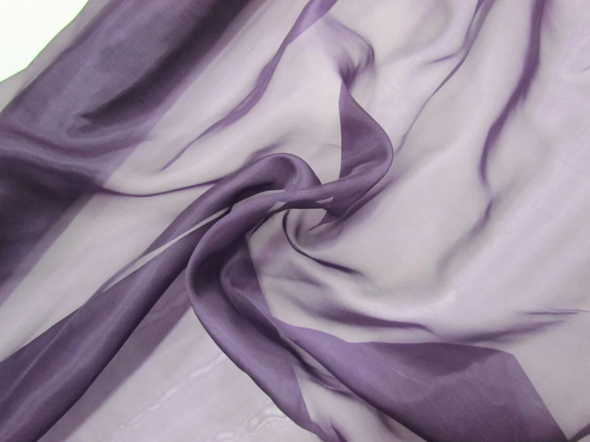 Silk Organza- Queen Purple #8863 4 Silk Organza- Queen Purple #8863 - Image 2