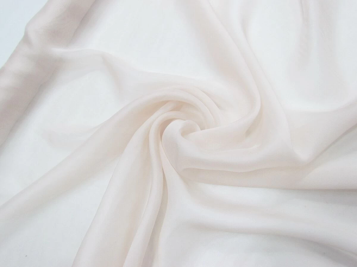 Silk Organdy- Almond Cream #8905 4 Silk Organdy- Almond Cream #8905 - Image 2