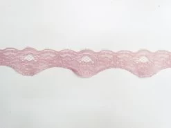 40mm Wave Edge Stretch Floral Lace Trim- French Rose #274 -Clothing Fabrics Shop img 1501 1 3