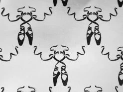 En Pointe Velvet Glitter Flocket Net #8939