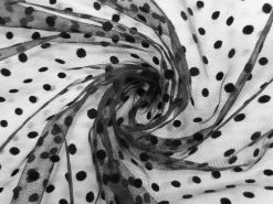 Velvet Flocked Spot Net #8944