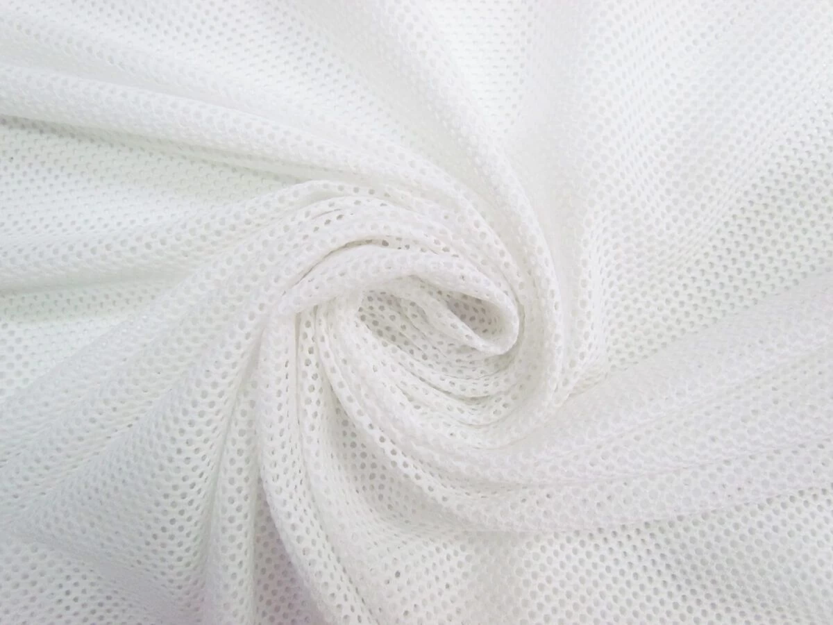 Sports Mesh- Winter White #8954 3 Sports Mesh- Winter White #8954