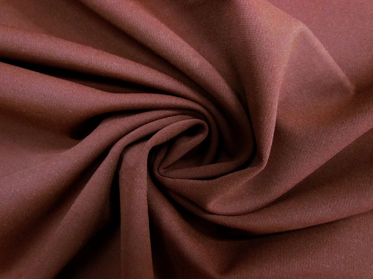 Viscose Ponte- Red Dirt #8996 3 Viscose Ponte- Red Dirt #8996