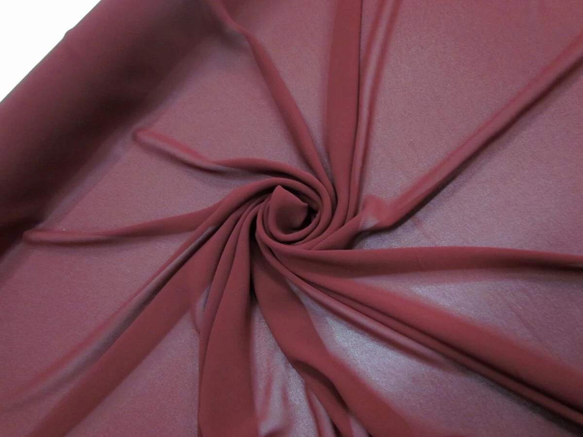 Georgette- Vintage Berry Red #9029 4 Georgette- Vintage Berry Red #9029 - Image 2