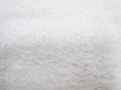 90mm Gabriella Lace Trim- White #323