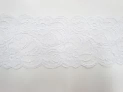 90mm Gabriella Lace Trim- White #323 7 90mm Gabriella Lace Trim- White #323 -Clothing Fabrics Shop img 1869 1 1