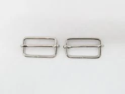 38mm Slider Buckle- Silver- RW631