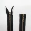 49cm Open End 2 Slider Zip- Black/Old Gold #TRW108 1 49cm Open End 2 Slider Zip- Black/Old Gold #TRW108 -Clothing Fabrics Shop img 1908 1 2