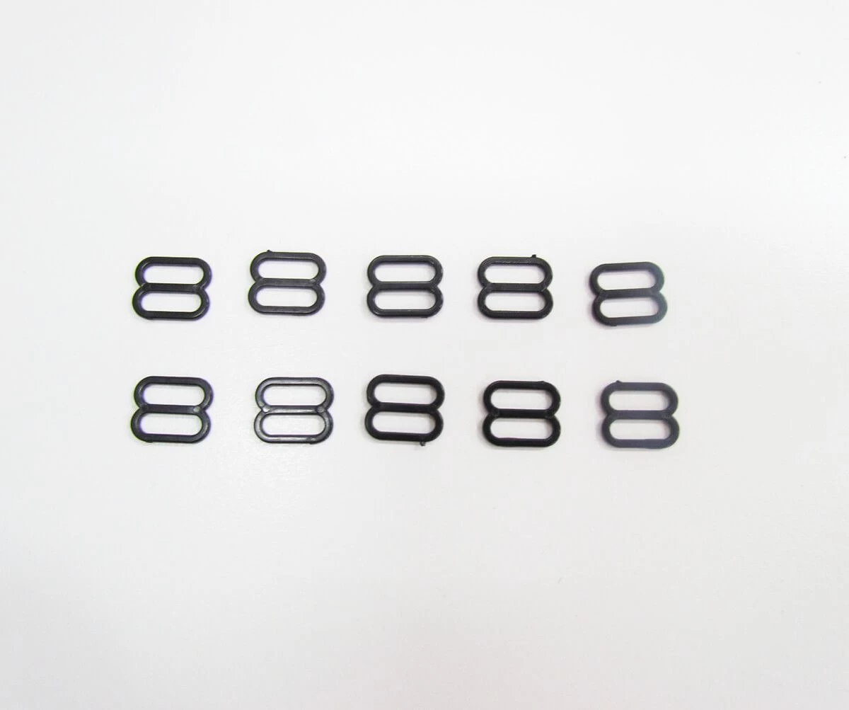 9mm Black Plastic Strap Adjusters RW067- 10 For $3 3 9mm Black Plastic Strap Adjusters RW067- 10 For $3