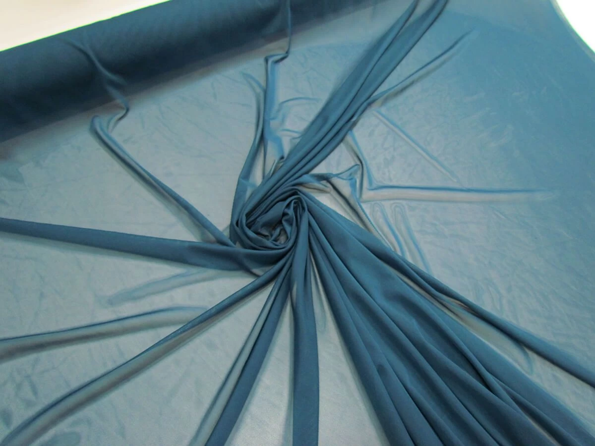2-Way Stretch Mesh- Dark Teal #6328 4 2-Way Stretch Mesh- Dark Teal #6328 - Image 2