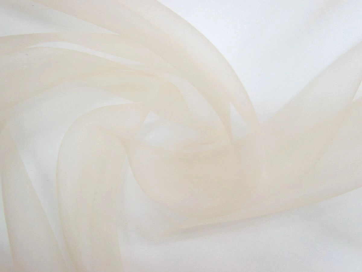 Silk Organza- Orange Blush #9114 3 Silk Organza- Orange Blush #9114