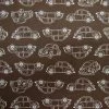 Retro Beetle Cotton- Brown -Clothing Fabrics Shop img 2231 1 1