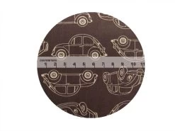 Retro Beetle Cotton- Brown -Clothing Fabrics Shop img 2232 1 1