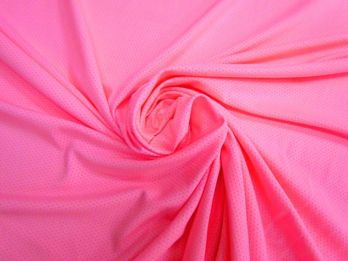 Sports Eyelet Spandex Jersey- Candy Pink #5021 3 Sports Eyelet Spandex Jersey- Candy Pink #5021