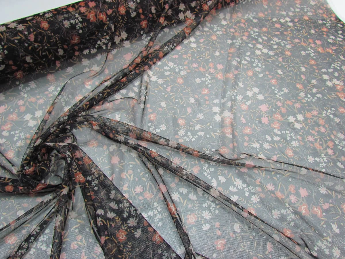 Folktale Floral Stretch Mesh #6430 4 Folktale Floral Stretch Mesh #6430 - Image 2