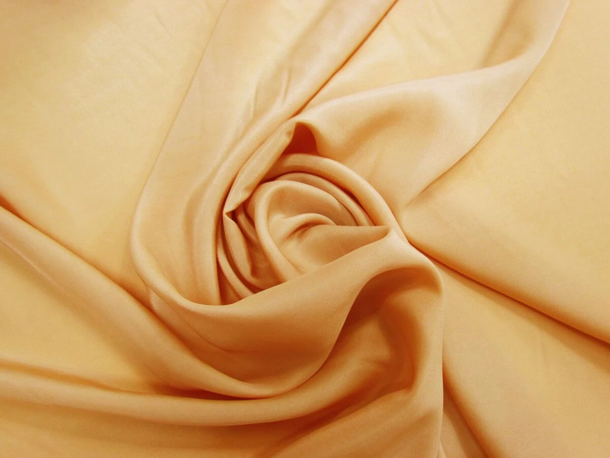 Crepe De Chine- Butterscotch #6486 3 Crepe De Chine- Butterscotch #6486
