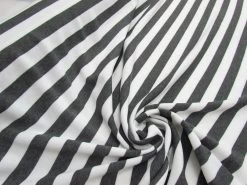 Striped Fleece- Dark Grey #5066 -Clothing Fabrics Shop img 2696 1 1