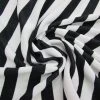 Striped Fleece- Black / White #5075 -Clothing Fabrics Shop img 2740 1 1