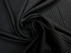 Self Stripe Heavy Knit- Black #6588