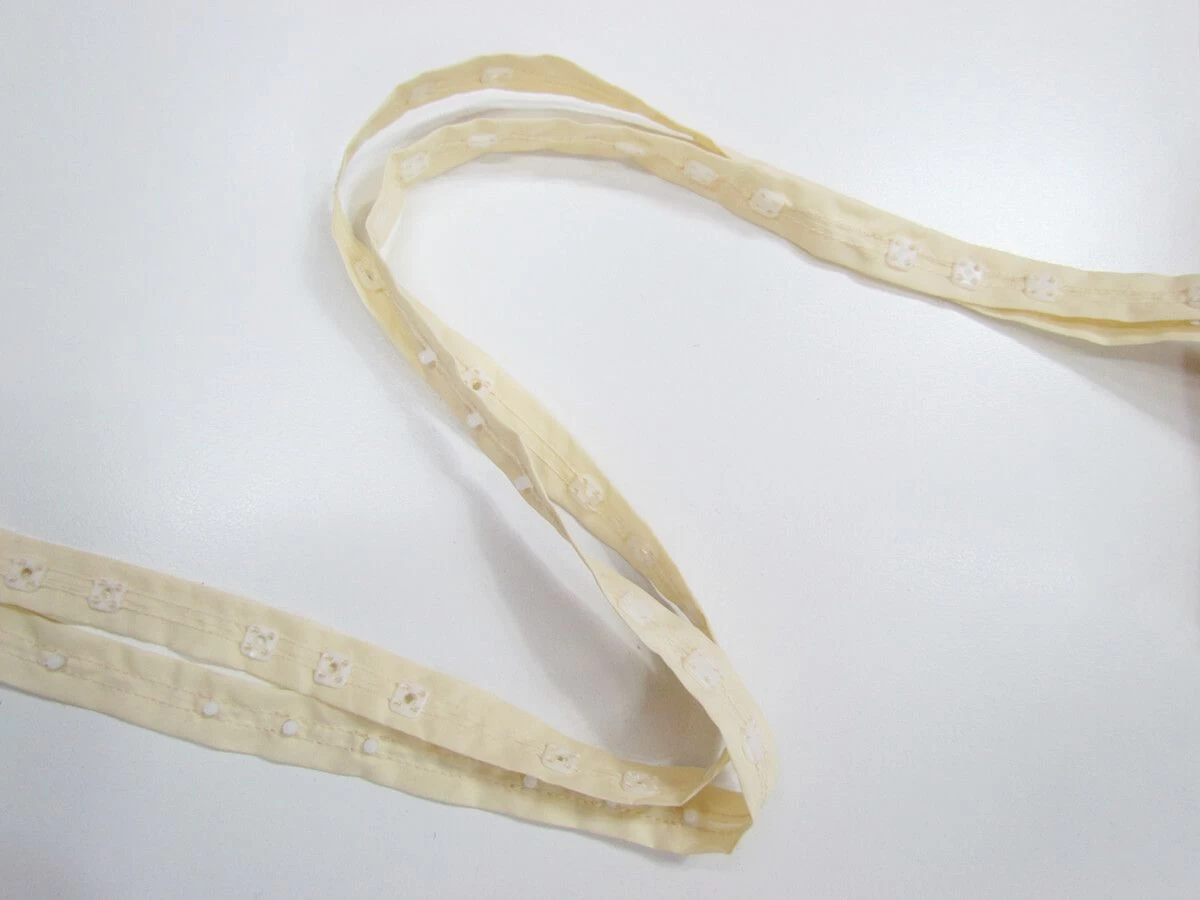 Square Snap Fastener Tape- Cream #509 5 Square Snap Fastener Tape- Cream #509 - Image 3