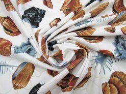 *Seconds* Seashell Cotton Jersey- Blue #5114- Reduced From $14.95m