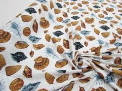 *Seconds* Seashell Cotton Jersey- Blue #5114- Reduced From $14.95m -Clothing Fabrics Shop img 3240 2