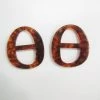 18mm Tortoise Shell Look Slider Buckle RW308- 2 For $3.00 -Clothing Fabrics Shop img 3305 2 1