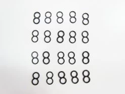 6mm Metal Black Lingerie Strap Adjusters RW313- 20 For $3