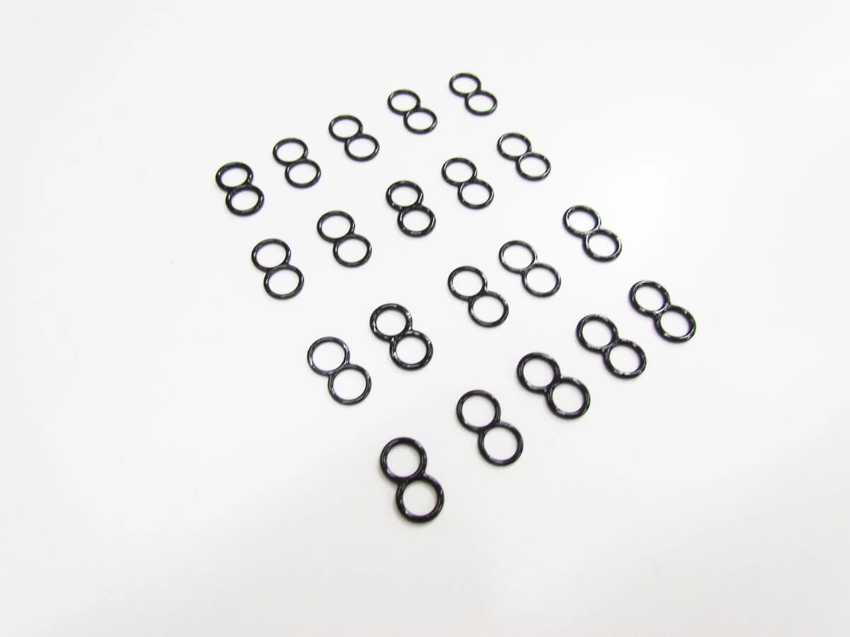 6mm Metal Black Lingerie Strap Adjusters RW313- 20 For $3 4 6mm Metal Black Lingerie Strap Adjusters RW313- 20 For $3 - Image 2