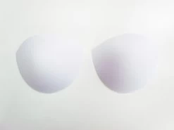 TRW Shell Bra Cups- Size 12D White #BC-703