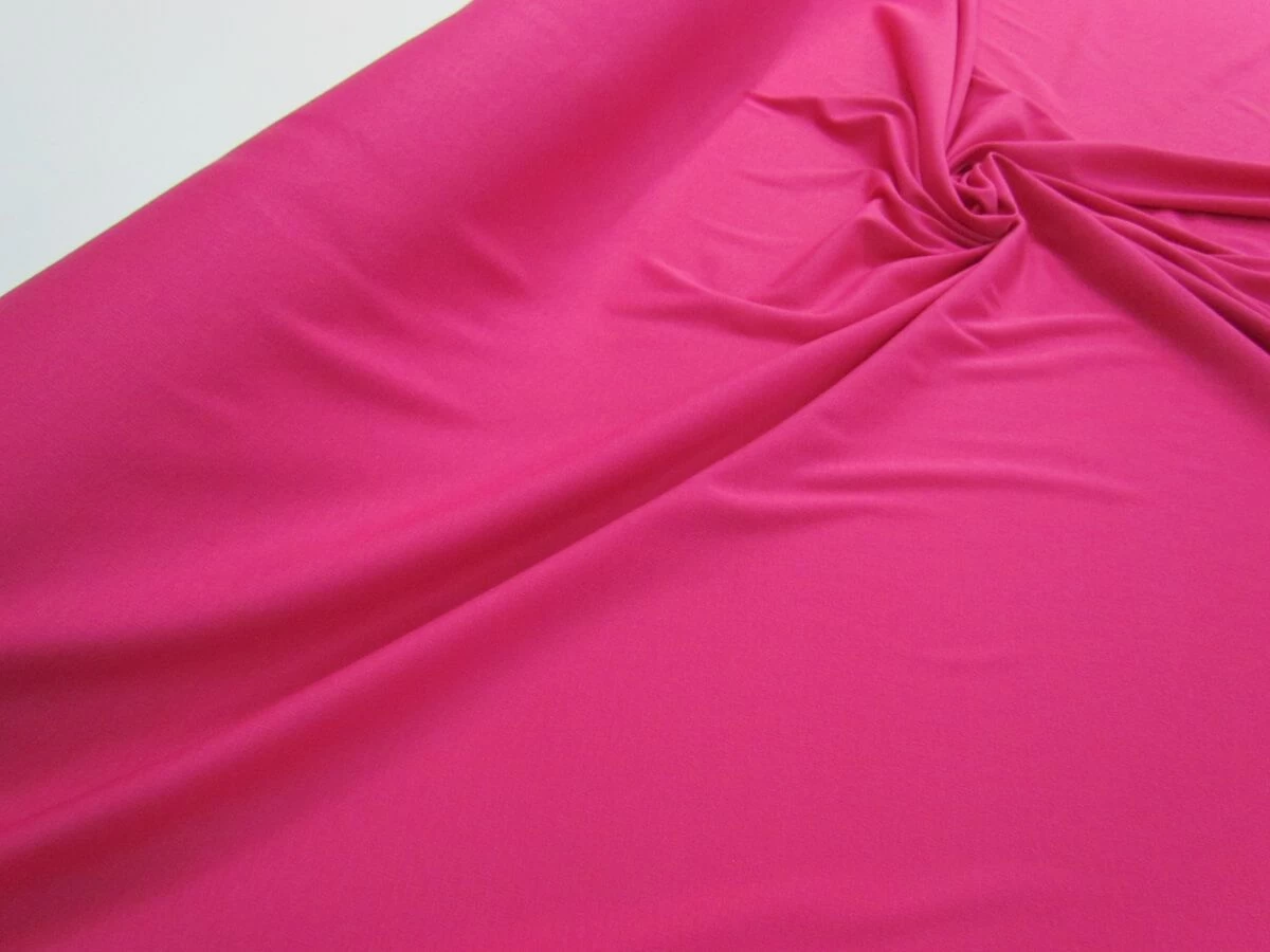 Soft Interlock Jersey- Hot Pink #5166 4 Soft Interlock Jersey- Hot Pink #5166 - Image 2