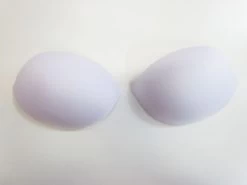 TRW Bra Cups- Size 10D White #BC-723