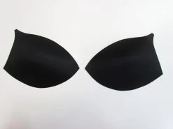TRW Soft Bra Cups- Size 14D Black #BC-730