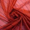 Striped Basketball Mesh- Hot Red #6978 -Clothing Fabrics Shop img 3611 3