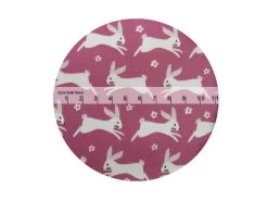 Bunny Hop Cotton- Pink -Clothing Fabrics Shop img 3695 2