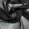 Gauzy Crinkle Nylon- Black #7060 -Clothing Fabrics Shop img 3822 4