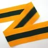 80mm Thick Rib Trim- Yellow & Green #3502 -Clothing Fabrics Shop img 3839 2