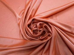 Shiny Viscose Interlock Jersey- Guava #7081