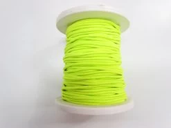 50m Roll Of Bungee Cord Elastic- 3mm- Fluro Yellow #110