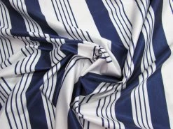 Nautical Stripe Super Slinky Shiny Spandex #1574