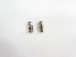 3mm Silver Barrel Cord Toggle RW316- 2 For $3