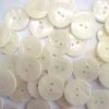 White Shell Finish Couture Buttons- CB237 1 White Shell Finish Couture Buttons- CB237 -Clothing Fabrics Shop img 5079 1