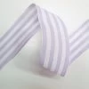 38mm Provence Stripe- Wire Edge Ribbon- Lavender #790