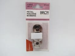 4 Hole Metal Machine Bobbins- Pack Of 3