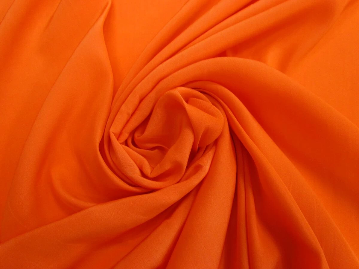 Peachskin Faille- Juicy Orange #3906 3 Peachskin Faille- Juicy Orange #3906