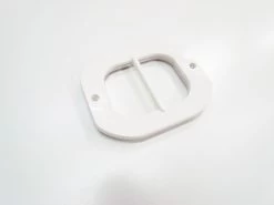 40mm Buckle- Cream / Silver RW574 -Clothing Fabrics Shop img 5455 3