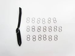 6mm Silver Lingerie Strap Adjusters- 20 Pack RW579