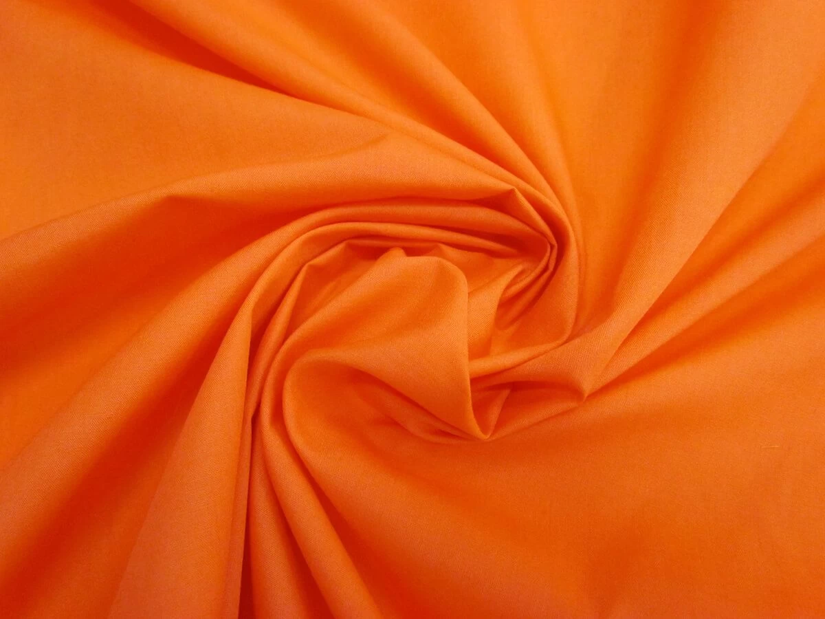 Poplin- Orange 3 Poplin- Orange