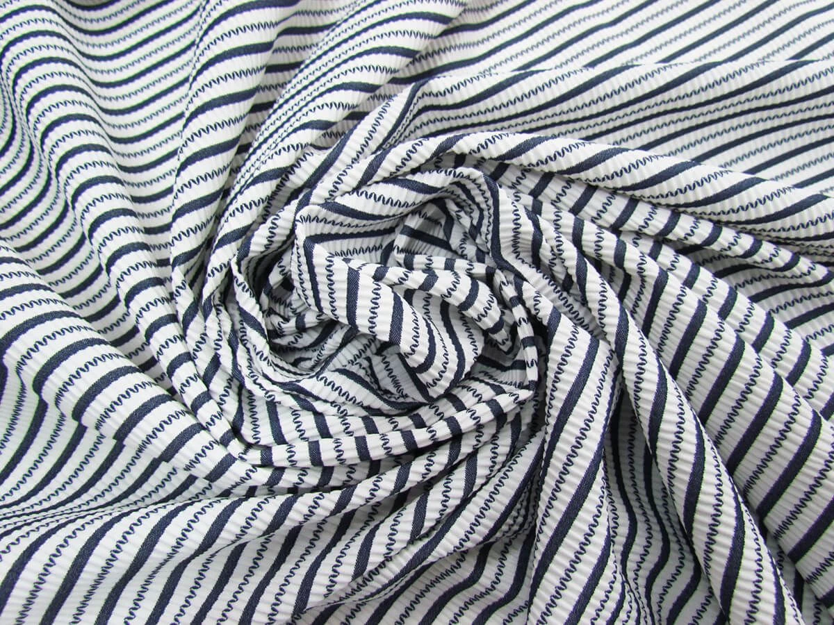 Denim Look Stripe Lightweight Spandex #7406 3 Denim Look Stripe Lightweight Spandex #7406