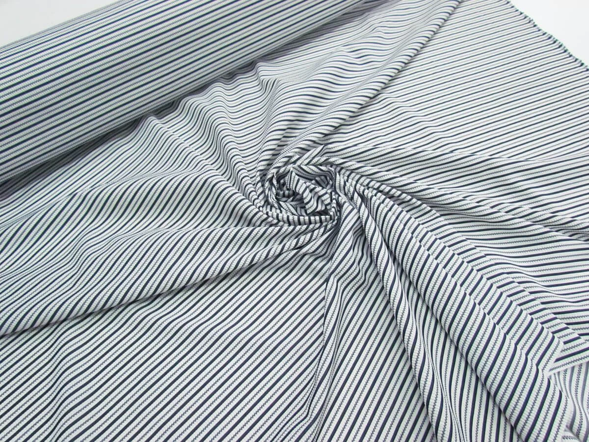 Denim Look Stripe Lightweight Spandex #7406 4 Denim Look Stripe Lightweight Spandex #7406 - Image 2